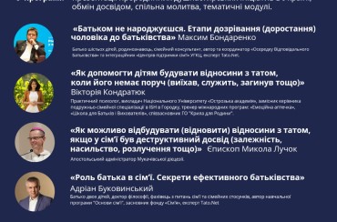 ІV Всеукраїнська зустріч осіб задіяних у душпастирство родин в Україні на тему: «Бути батьком і мати батька під час війни»