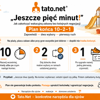 „Jeszcze pięć minut!” Jak zakończyć wakacyjną zabawę bez kolejnych negocjacji