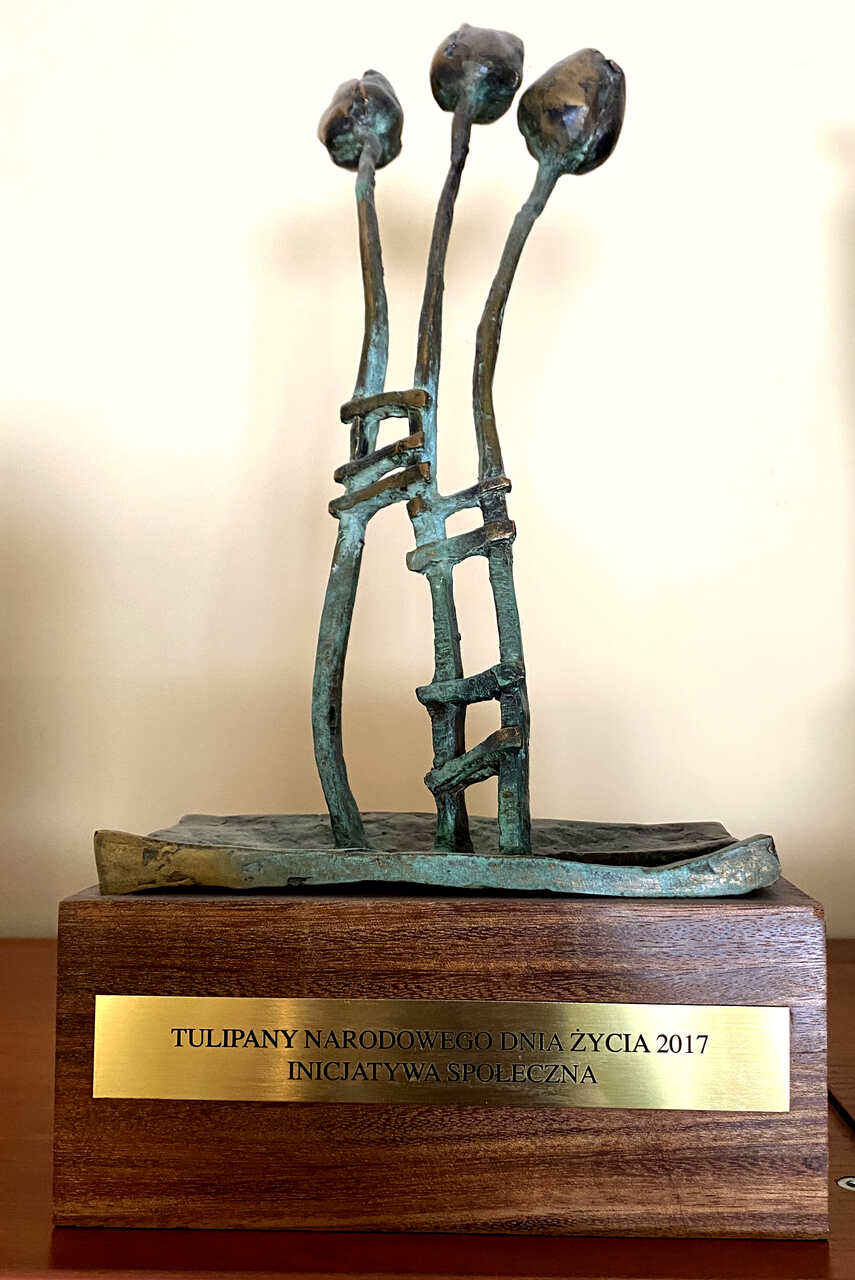 statuetka TULIPANY NARODOWEGO DNIA ŻYCIA 2017